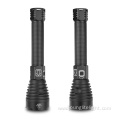 Zoomable 50W XHP90 rechargeable led flashlight